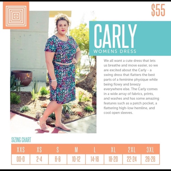 LuLaRoe Holiday Collection Carly Dress - Picture 7 of 7